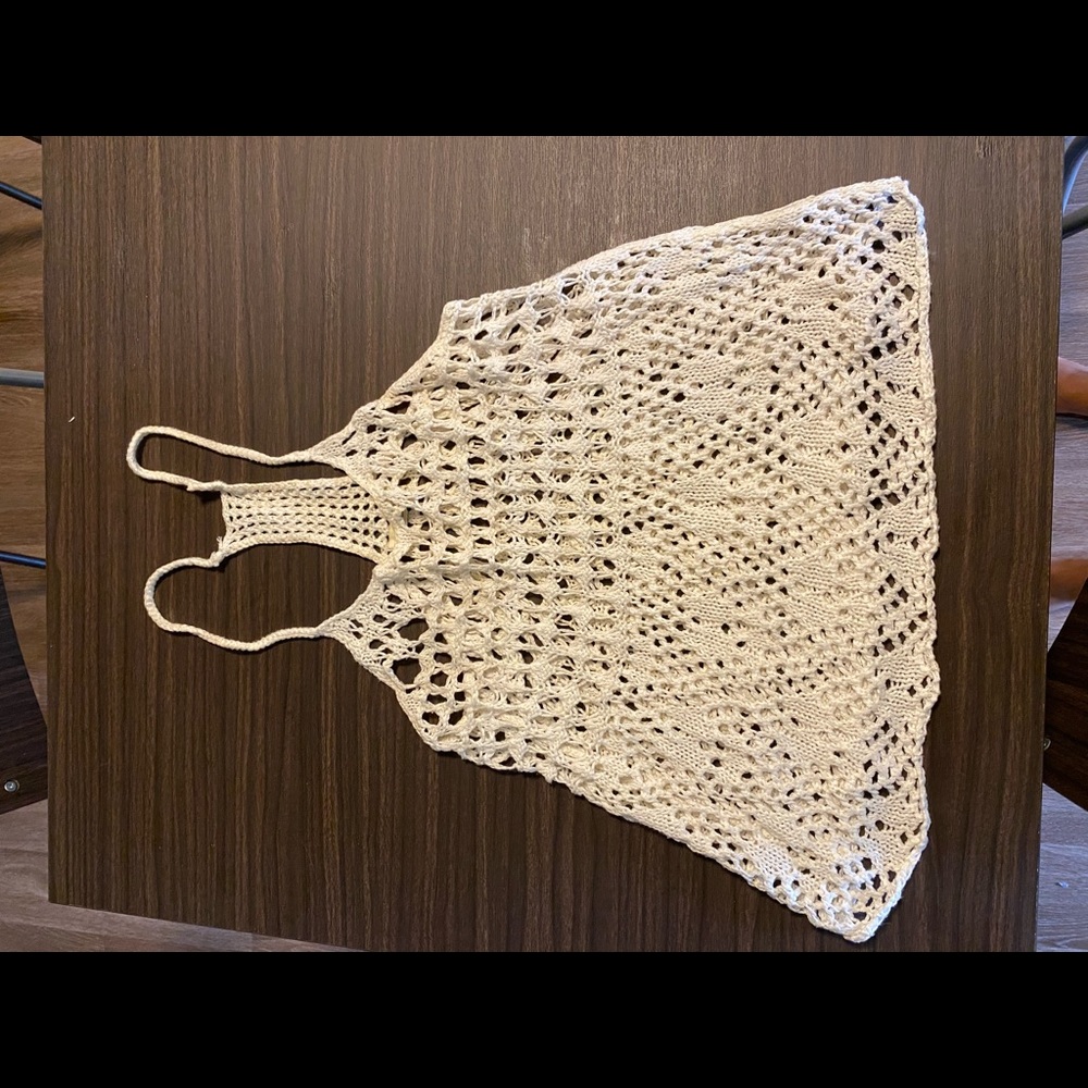 Crochet cover up top